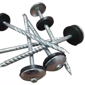 Clous de toiture ondulés galvanisés de haute qualité au prix <span class=keywords><strong>d</strong></span>'usine pour la construction 2,5 pouces * Bwg 9 - Product Image 6