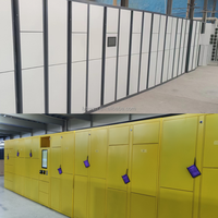 Casier de stockage électronique intelligent extérieur de grande taille de grand compartiment personnalisable pour la gare d'aéroport de centre touristique