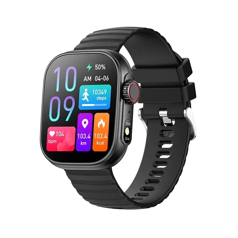 Für Android IOS universell 2,01 Zoll Bluetooth Anruf Smartwatch Männer Unterstützung 100 Sport 2023 neue Rotationstastaten für Frauen Smart Watch +Box
