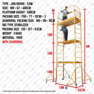 Modern Industrial Design Aluminum Alloy Lifting Platform <strong>Scaffolding</strong> Jack Galvanized Iron Adjustable <strong>Props</strong> with Ghana Frame - Product Image 1