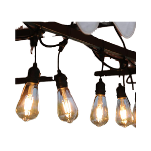 IP65 impermeable al aire libre festón Cadena 100m de luz jardín fiesta Patio iluminación decorativa blanco cálido Navidad Edison globo E27 - Product Image 3