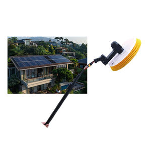 Outil de nettoyage efficace du système de panneaux solaires <span class=keywords><strong>Brosse</strong></span> à disque <span class=keywords><strong>rotative</strong></span> flexible pour le nettoyage photovoltaïque pour l'utilisation du toit - Product Image 1