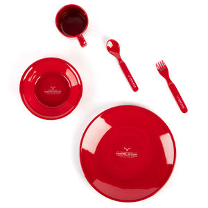 Ensembles de vaisselle en mélamine avec décalcomanie personnalisée entièrement imprimés Technique du gel avec motif végétal pour le dîner ou la salade - Product Image 1