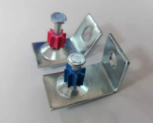 Clou de fixation pour plafond en acier électrogalvanisé avec rainure rouge pour clips de plafond et construction - Product Image 3