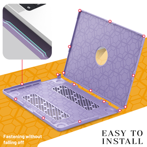 Nueva Funda Protectora de Tela Tejida para Laptop, Plegable, con Soporte, para <span class=keywords><strong>Apple</strong></span> MacBook <span class=keywords><strong>Pro</strong></span> 14, <span class=keywords><strong>Mac</strong></span> Book <span class=keywords><strong>Pro</strong></span> 14 <span class=keywords><strong>2021</strong></span>/2023/2024/2025/2026 - Product Image 3