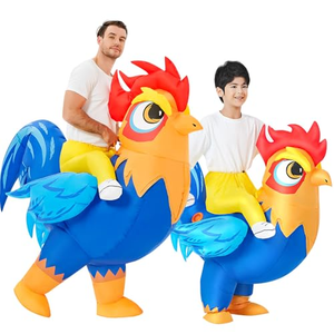 Disfraz Inflable Popular <span class=keywords><strong>de</strong></span> Gallo para Adultos, Ideal para <span class=keywords><strong>Carnaval</strong></span> y Fiestas Ciclistas, Unisex, Artículos en Stock - Product Image 5
