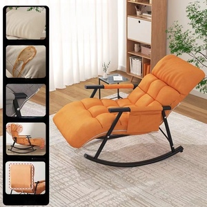 Mecedora nórdica moderna silla <span class=keywords><strong>de</strong></span> brazo tela <span class=keywords><strong>de</strong></span> microfibra hogar <span class=keywords><strong>Ciencia</strong></span> y Tecnología tela sala <span class=keywords><strong>de</strong></span> estar sillas - Product Image 6