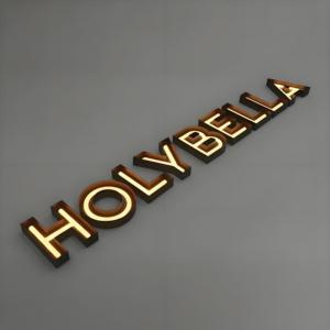 Custom 3d <span class=keywords><strong>Led</strong></span> Licht Metalen Bord Waterdicht Zakelijk Restaurant Schoonheidssalon Logo Roestige Letter Shell Ingebed <span class=keywords><strong>Neon</strong></span> Bord
