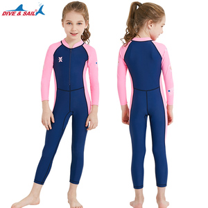 Traje de BANO Para ninos cremallera rash GUARD Una piezza nropa de Playa buceo Surf traje de BANO - Product Image 5