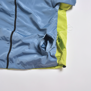 Cortavientos deportivo largo Unisex de alta calidad para adultos, logotipo personalizado fuera de casa, chaqueta de lluvia para exteriores con botones y bolsillos, impermeable - Product Image 1