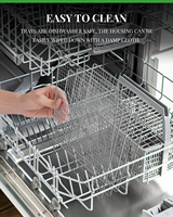 Voedsel-Dehydrator Machine 8 Roestvrijstalen Trays 700W Dehydrator Voor Vlees 24 Uur Timer Fruitdroger