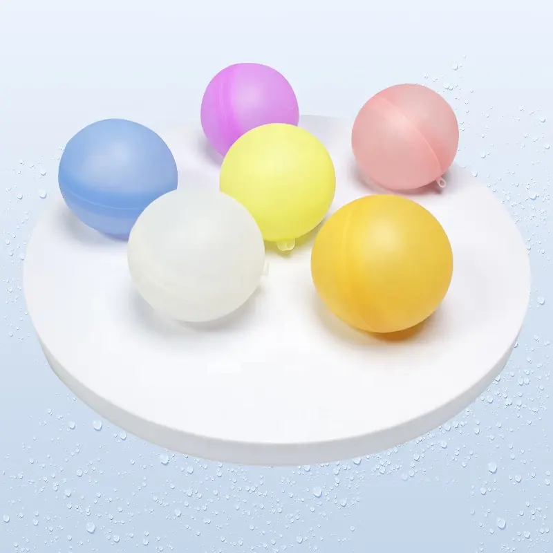 Ballons bombardiers réutilisables en silicone à remplissage rapide pour les jeux de plein air d'été