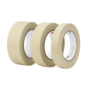 high temperature crepe paper masking tape automotive jumbo roll mounting adhesive tapes 2 inch for painting