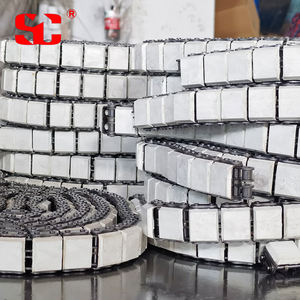 20A-G1/G2 31.75 Adımlı Kauçuk Bağlantılı Konveyör Zinciri Paslanmaz Çelik Malzeme Fabrika Düz Aktarım Zincirleri - Product Image 4