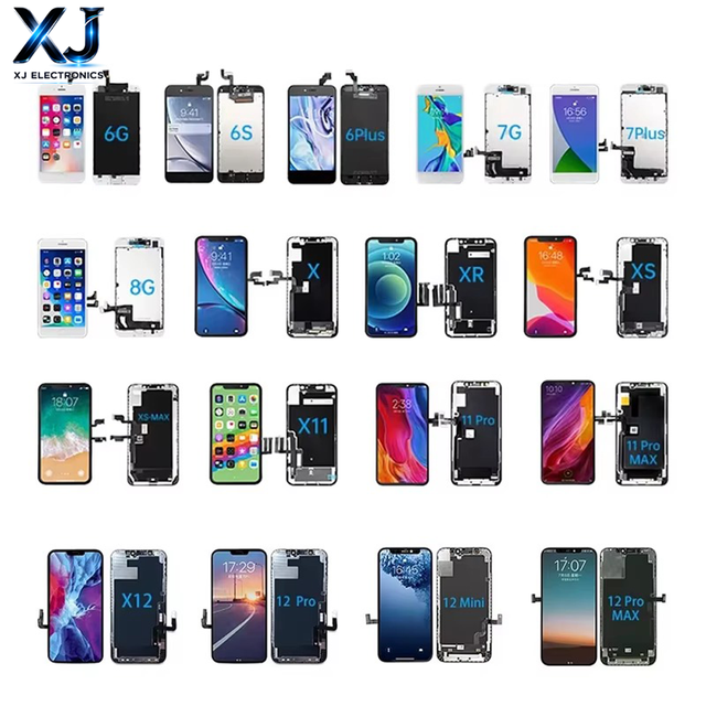 Original Incell Replacement Display 6.4" 1560x720 LCD Touch Screen for 12/11 Pro Max/XS/XR/X/8/7/6/6S/5 Plus Mobile