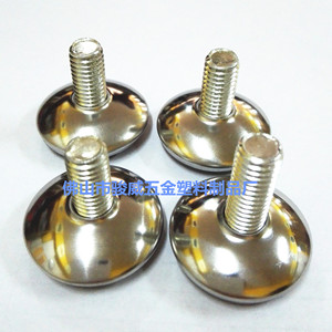 Furniture <b>Leg</b> M8x20 28mm Diameter <b>Chrome</b> Stainless Steel Adjustable Foot Chair Accessory - Product Image 4