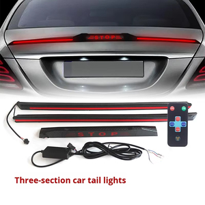 <span class=keywords><strong>WITECH</strong></span> Fourniture Exclusive Nouveau Spoiler Arrière en Fibre de Carbone avec Lumière 6V Garantie 1 An Universel Lumière LED Séquentielle Type Traversant YT-16 - Product Image 1