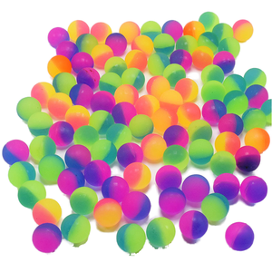 Ballon rebondissant en caoutchouc synthétique givré, 27mm, 32mm, 35mm, 45mm, certifié EN71, pour le sport et la promotion, vente en gros - Product Image 2