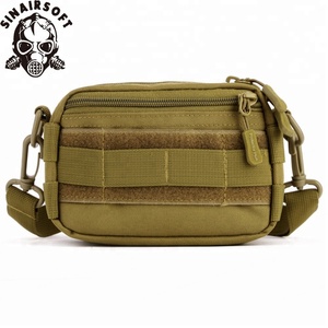 กระเป๋าคาดเอว MOLLE รุ่นมินิ แบบสะพายข้าง ทำจากไนลอน สำหรับป้องกันขั้นสูง น้ำหนักเบาพิเศษ สำหรับอุปกรณ์ทางยุทธวิธี - Product Image 2
