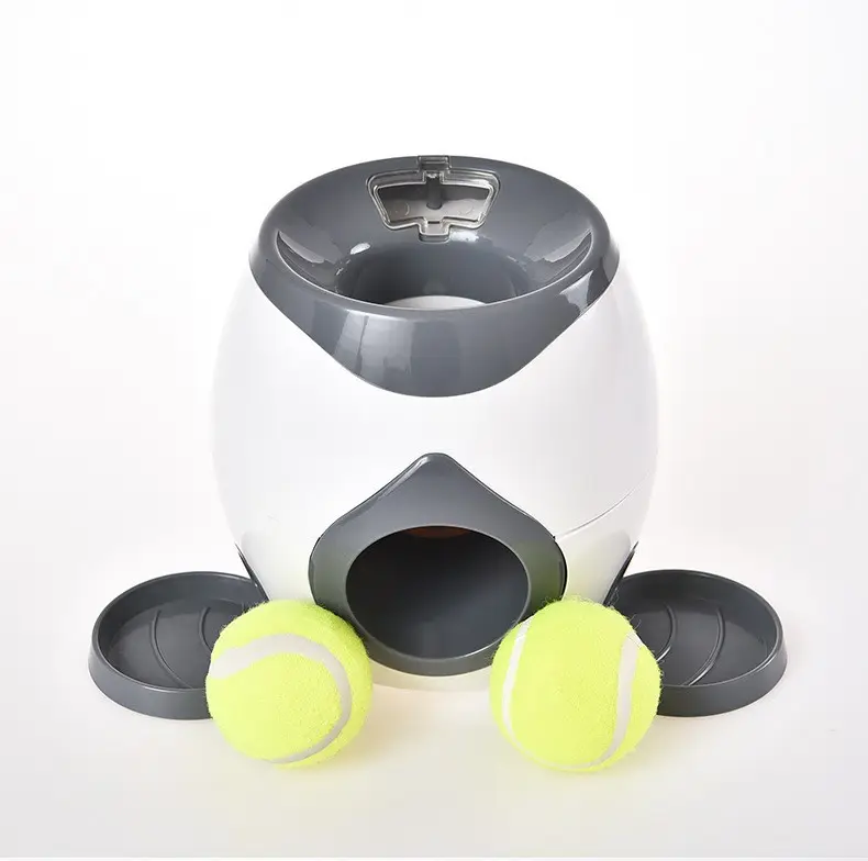 Pet tương tác đồ chơi bóng máy con chó trêu chọc đồ chơi Puppy thrower bóng Launcher Pet Tennis Snack phần thưởng máy