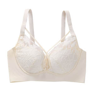 Ropa interior de encaje fino sexy personalizada de fábrica hermosos pechos con sujetador para mujer - Product Image 2