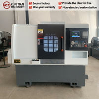 Mini tour avec fraisage automatique KTS-25 KTS-36 KTS-46 tour CNC pour le traitement des métaux fabriqué en Chine