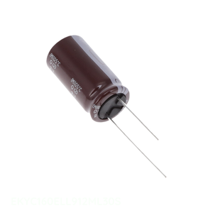 Condensateur radial à trou traversant EKYC160ELL912ML30S 9100 uF 20% 16V en aluminium, Distributeur agréé - Product Image 1