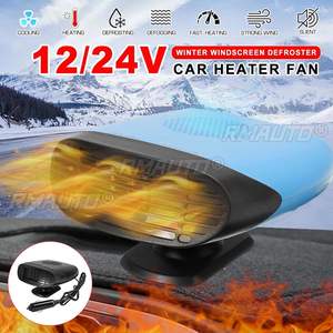 Chauffage de voiture 3-en-1 12V/24V 500W, ventilateur électrique de refroidissement et de chauffage, séchoir électrique portable, dégivreur et désembueur de pare-brise - Product Image 1