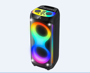 2025 nuevo Altavoz <span class=keywords><strong>Bluetooth</strong></span> doble de 6,5 pulgadas mejor venta en línea, máquina de karaoke de 60W con dos micrófonos inalámbricos - Product Image 1