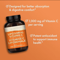 Capsules de Vitamine C Liposomale de Haute Qualité, 180 Capsules/Flacon, Usage Adulte, OEM/ODM, Marque Privée, Stimulant Immunitaire