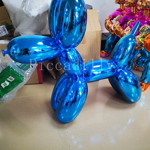 Artista <span class=keywords><strong>centro</strong></span> comercial decoración de fibra de vidrio animal globo perro escultura de la resina - Product Image 2