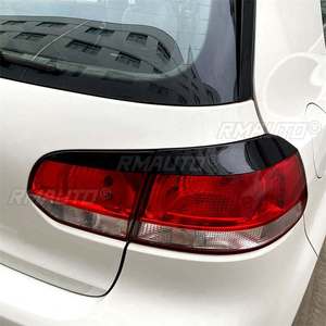 4 pièces de garnitures de feux arrière et de déflecteurs d'air pour VW Golf 6 VII MK6 Standard R-Style 2008-2013, autocollants de style automobile - Product Image 3