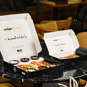 Muestra Gratuita, Caja de Bento Negra para Sushi con Logotipo Personalizado para Navidad, Caja para Postres con Divisores, Apta para Alimentos - Product Image 6