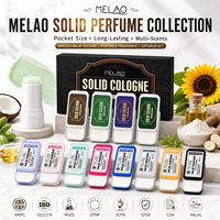 Baume de parfum solide OEM luxueux, 8 parfums riches, crème de parfum longue durée, déodorant corporel solide pour hommes