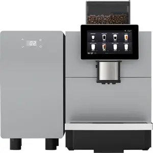 Distributore automatico espresso con dispositivo di raffreddamento del latte nero macchine da caffè Auto per Cappuccino per ufficio