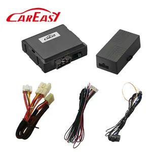 Car remote starter engine start system working with OEM (original) remote and plug and play ignition wire harness for Toyota