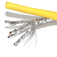 Câble blindé torsadé VERIBEST OEM personnalisé 4x2x26AWG, câble flexible pour l'alimentation et la communication de données, pour l'automatisation industrielle