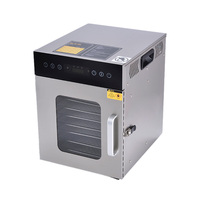 Professionele Fruitdroger Voedseldehydrator 10-laags RVS Schalen Voedseldehydrator Machine voor Thuisgebruik