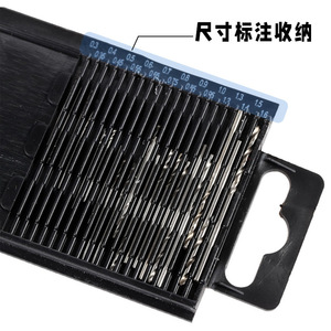 Offre Spéciale : Lot de 20 Forets Mini Twist à Haute Vitesse, Entièrement Rectifiés, en Acier Rapide pour le Bois, Emballage en Boîte Plastique, 20 Pièces - Product Image 4