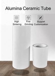 Catégorie zéro pressée isostatique de semi-conducteur de déformation de tube en céramique d'alumine de grande pureté - Product Image 5