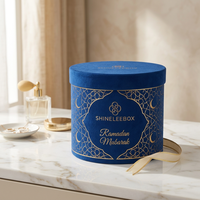 Boîte cadeau cylindrique en papier jaune pour Pâques, emballage rond pour bonbons, biscuits et friandises saisonnières