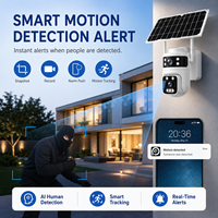 Cámara de Seguridad Solar Vantone 4G con Tarjeta SIM, Cámara CCTV para Exteriores con Batería, Detección IA, Visión Nocturna PTZ, Audio Bidireccional