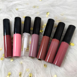 Plump Arrival Vegan Lip Gloss Tube in Hot Colors with Custom Logo Custom Lip Gloss Luxury 5G Liquid Paper Box Mineral <b>Nude</b> MSDS - Product Image 4
