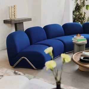 Canapé d'angle moderne ATUNUS, style libanais, design <span class=keywords><strong>Tacchini</strong></span> Victoria, canapé d'angle, canapé bleu, meubles de maison - Product Image 3
