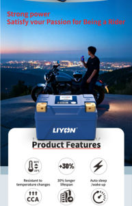 Batterie de démarrage Li-ion Liyon pour moto/moto tout-terrain 4AH 400A – Remplacement/amélioration pour <span class=keywords><strong>YTX</strong></span> <span class=keywords><strong>7</strong></span>/9/12-BS - Product Image 3