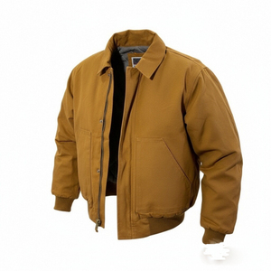 Waterdichte Anti-Statische Vlamvertragende Snelle Droge Gewatteerde Heren Custom Parka Winter Vintage Eend Canvas Zacht Gewatteerde Polyester - Product Image 1