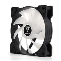 Ventilateur PWM à roulement fluide résistant aux hautes températures de 120 mm, sans LED, stable, pour climats chauds et boîtiers d'ordinateur mal ventilés