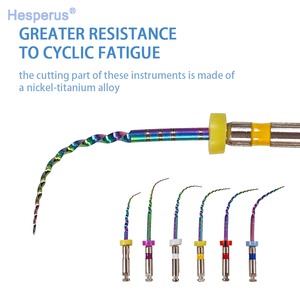 سلسلة قوس قزح 6 ، في قناة نيتي تنشيط الحرارة الزرقاء ، ملف الأسنان الدوار 25 ، يمكن أن ينحني علاج اللبية - Product Image 4