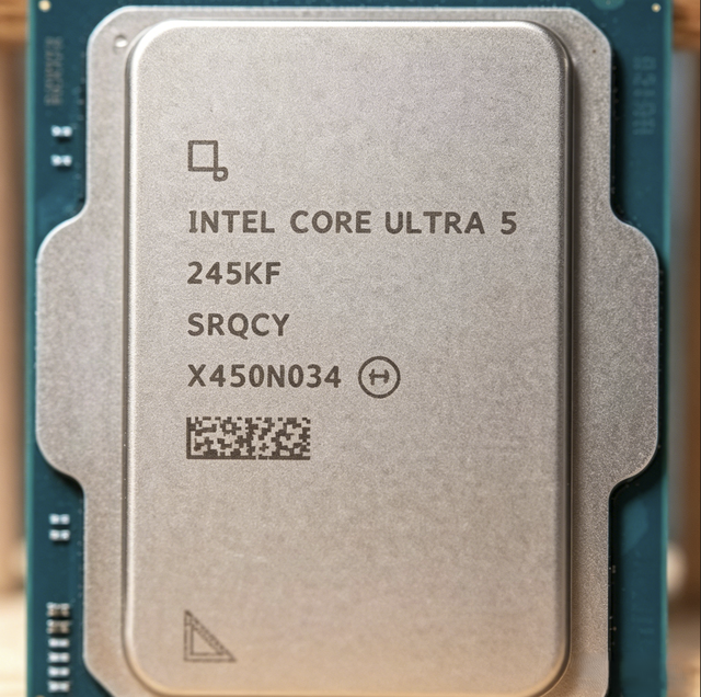 Intel Core U5 245KF  Pieces of paper  CPU Processor
