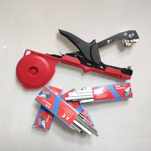 Agrafes pour machine <span class=keywords><strong>à</strong></span> attacher les plantes 604C, clips métalliques galvanisés durables pour le soutien des vignes, des tomates et des raisins - Product Image 5